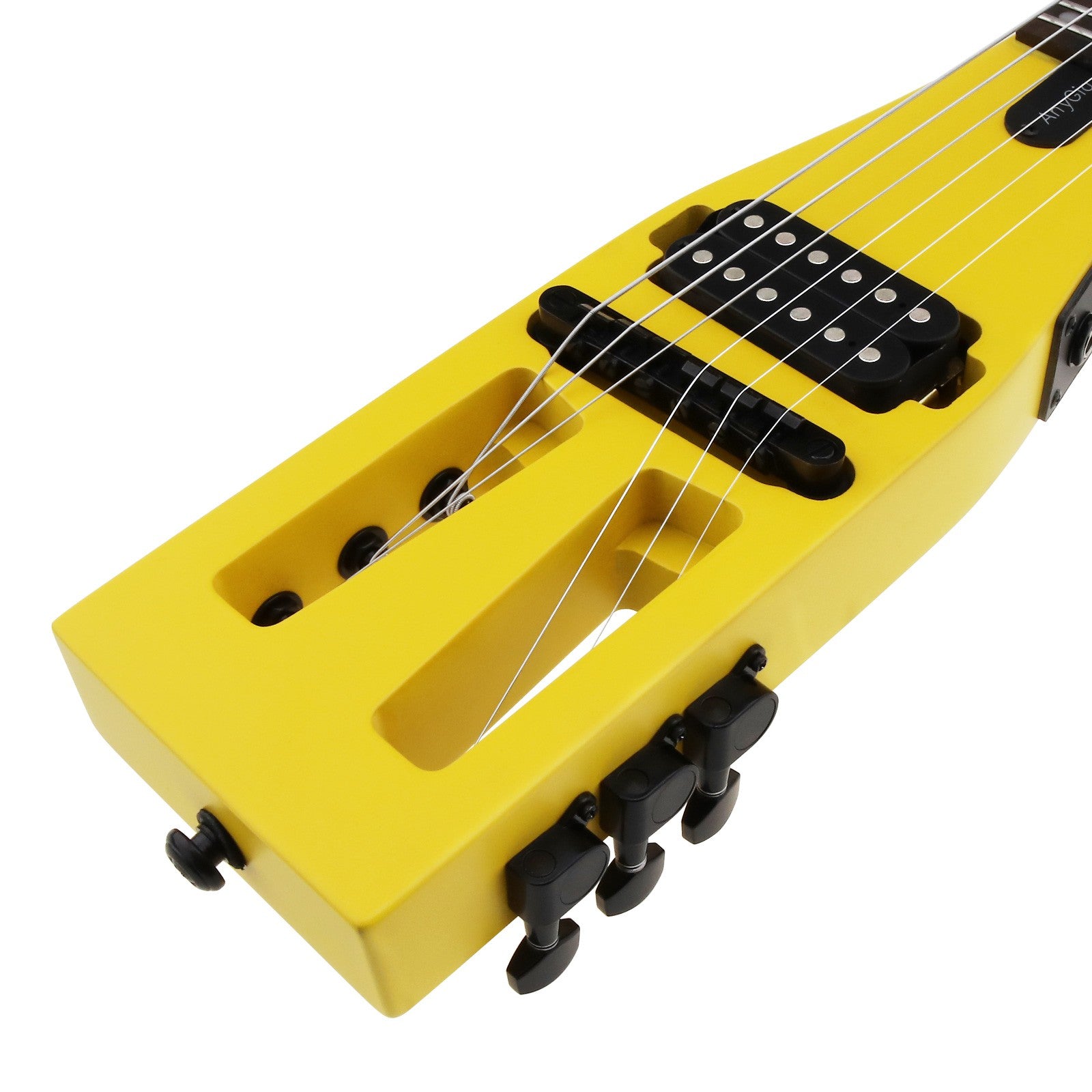 Anygig Travel Guitar Electric AGE SE Yellow – Anygigguitar