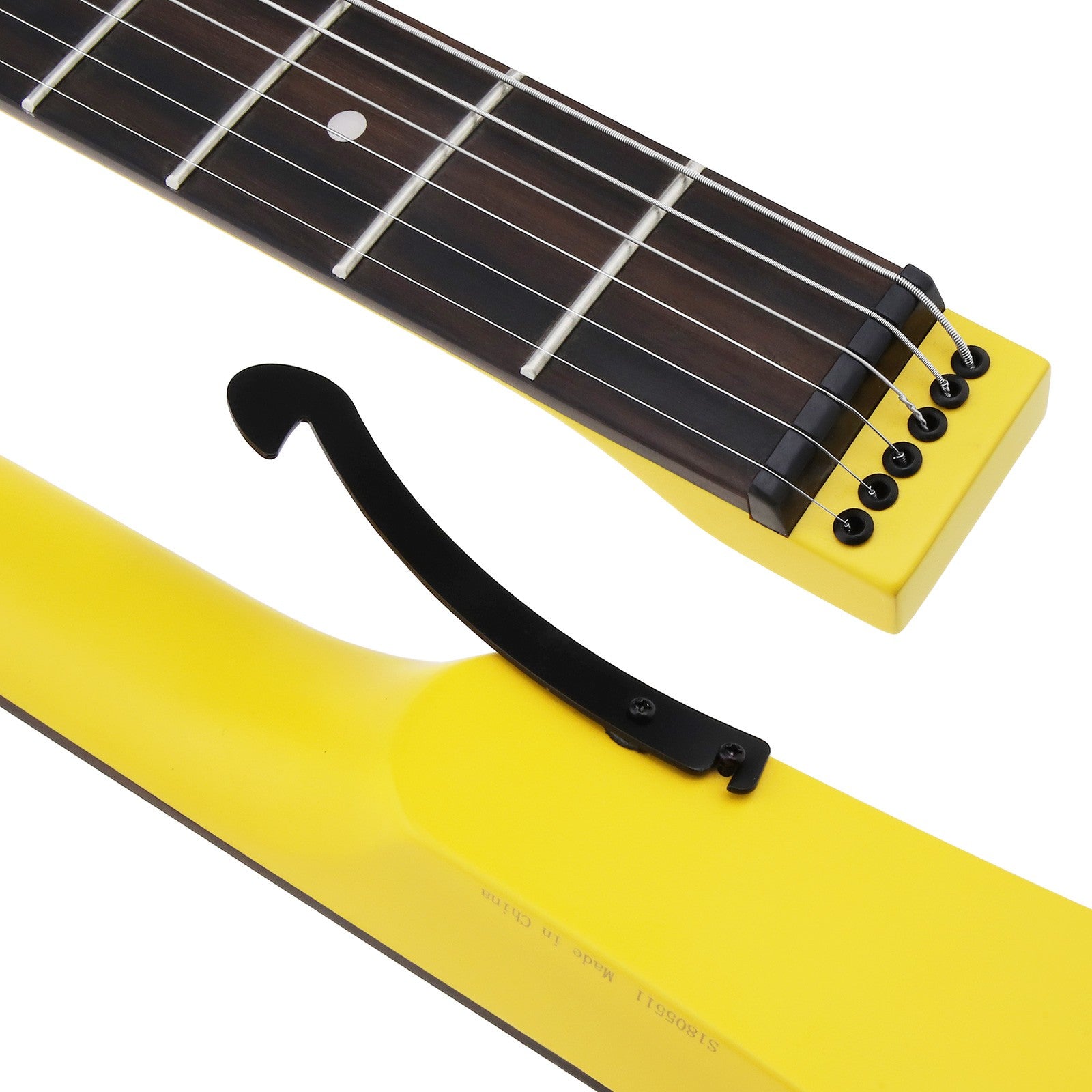 Anygig Travel Guitar Electric AGE SE Yellow – Anygigguitar